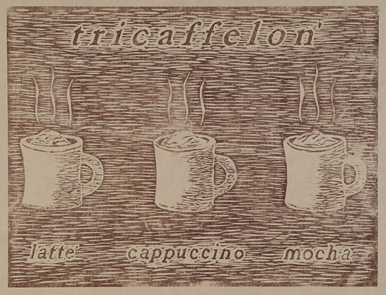 Tricaffelon - Block Print