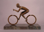 Cycler - Bronze Sculpture