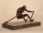 Rower (1/6 scale) - Bronze Sculpture