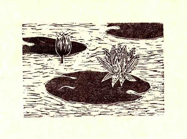 Lily Pad - Block Print