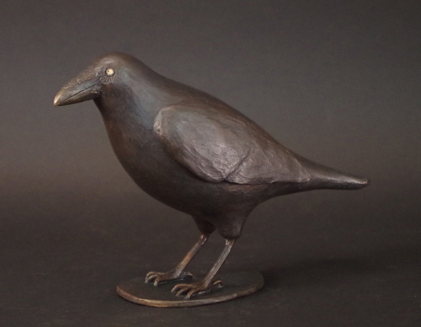 Country Raven - Bronze Sculpture